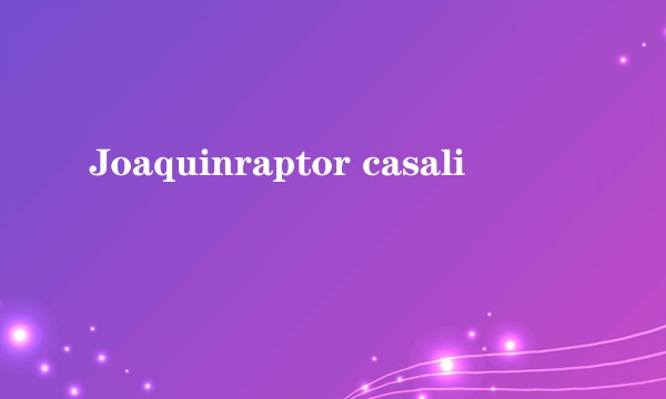 Joaquinraptor casali