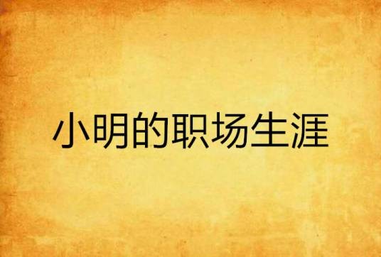 小明的职场生涯