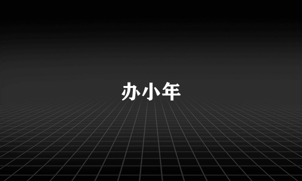 办小年