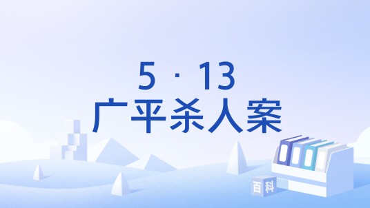 5·13广平杀人案