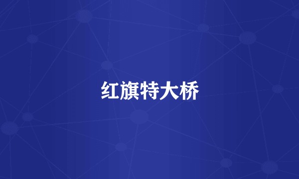 红旗特大桥