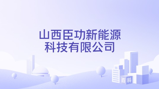 山西臣功新能源科技有限公司