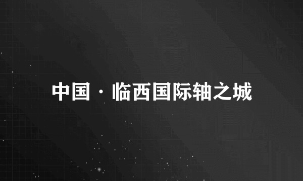 中国·临西国际轴之城