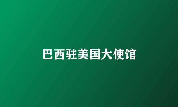 巴西驻美国大使馆