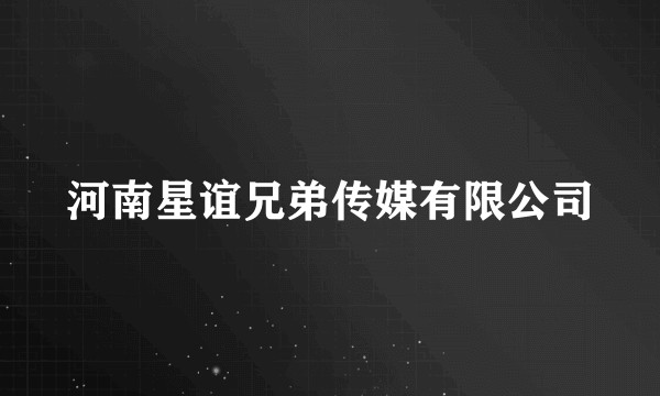 河南星谊兄弟传媒有限公司