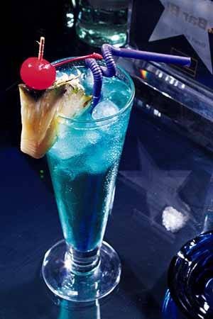 蓝色香槟