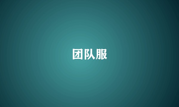 团队服