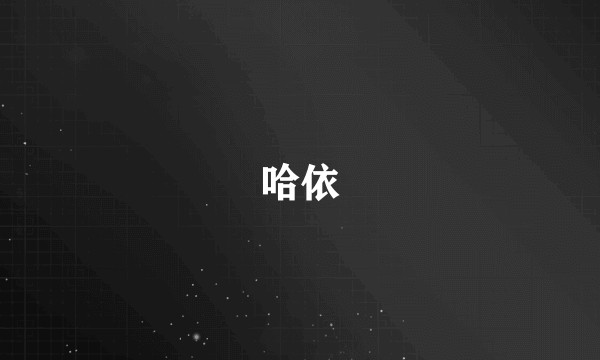 哈依