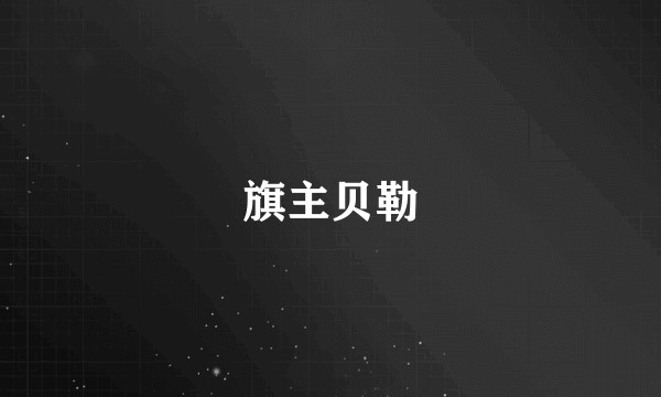 旗主贝勒