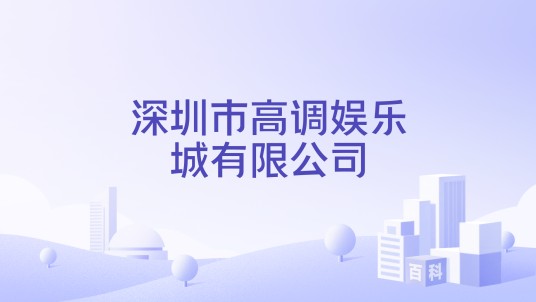 深圳市高调娱乐城有限公司