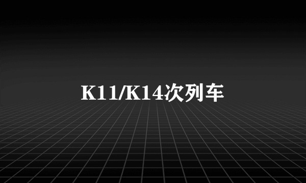 K11/K14次列车