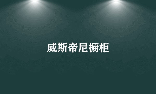 威斯帝尼橱柜