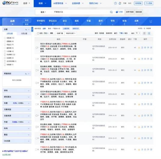 12·15知网收录医疗软广事件