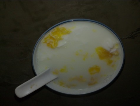 牛奶煮鸡蛋