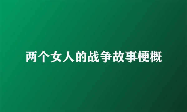 两个女人的战争故事梗概