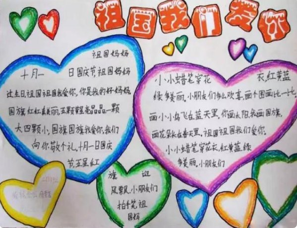 国庆手抄报好看又简单漂亮