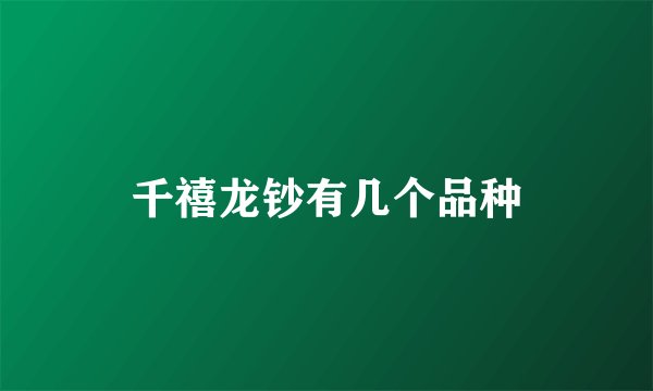 千禧龙钞有几个品种