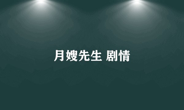 月嫂先生 剧情