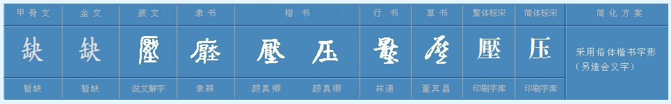 压第四声有哪些字
