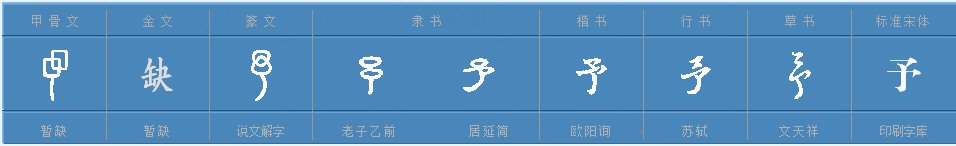 予的读音是什么