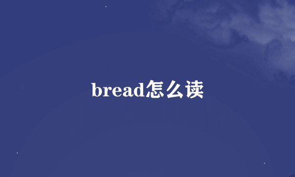 bread怎么读