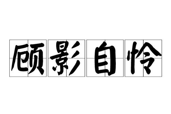 顾影自怜什么意思