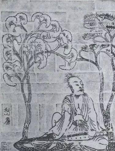 魏晋风骨偶像天团:《竹林七贤与荣启期砖画》