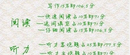 英语四级分数怎么算