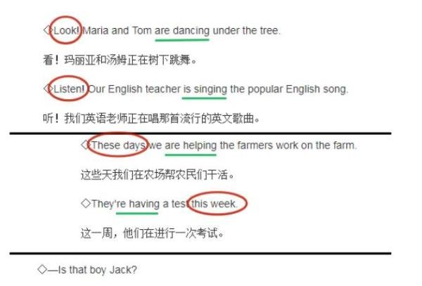 现在进行时的结构与用法