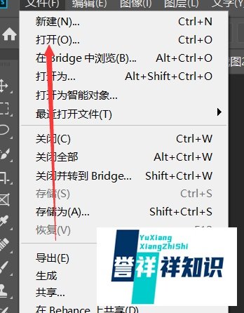 PS如何显示/打开图片