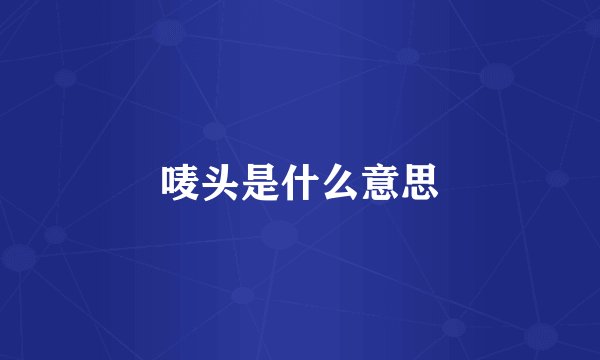 唛头是什么意思