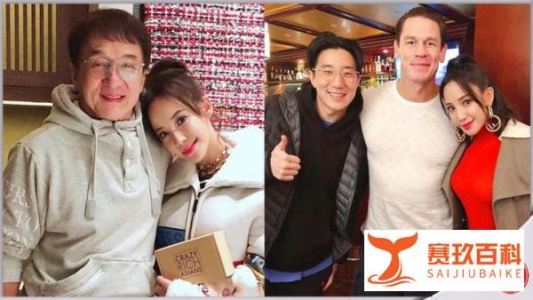 参加胜利的“狂乱之夜”，还共度情人节的女星，和成龙父子都很熟