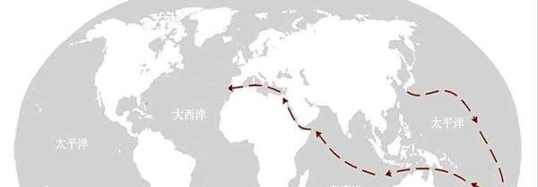 海底两万里航海路线图简笔画