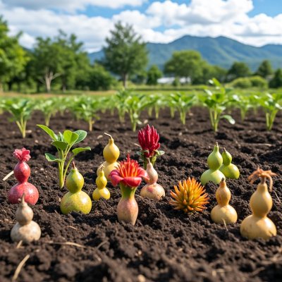 qq农场能挖到多彩葫芦、鸡冠花、木棉花以外的稀有种子吗？