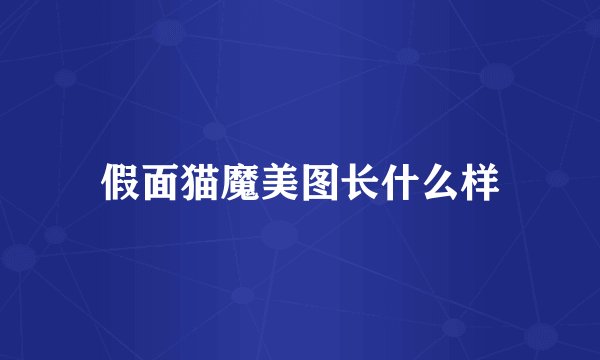 假面猫魔美图长什么样
