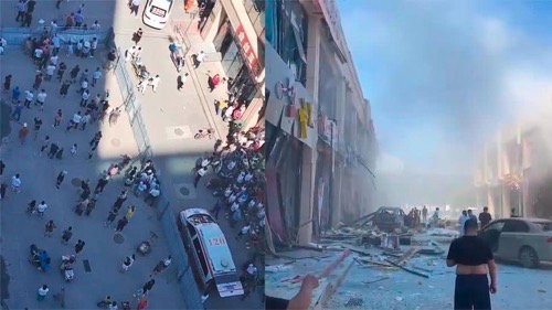 俯拍燕郊爆炸:满地碎片有人被抬出,近来为何爆炸事件频发?
