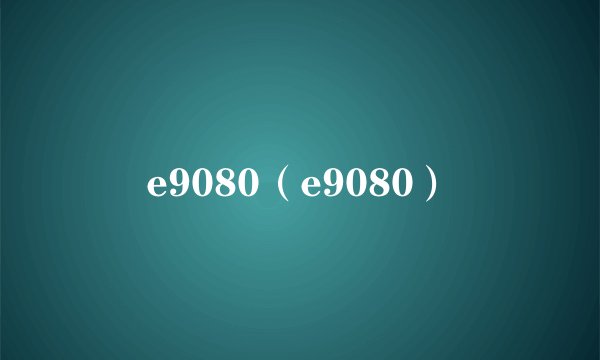 e9080（e9080）