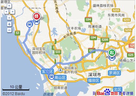 深圳火车东站离沙井客运站中心有多远
