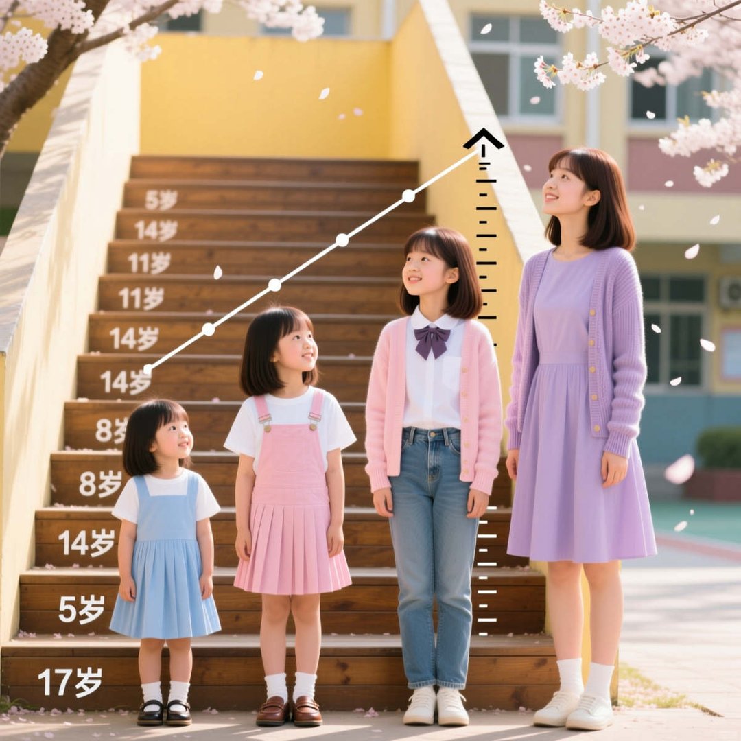 女孩成年168各个年龄段身高标准