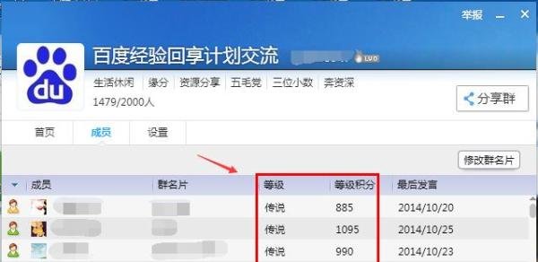 QQ群成员头衔积分等级怎么升级,QQ群积分怎么算