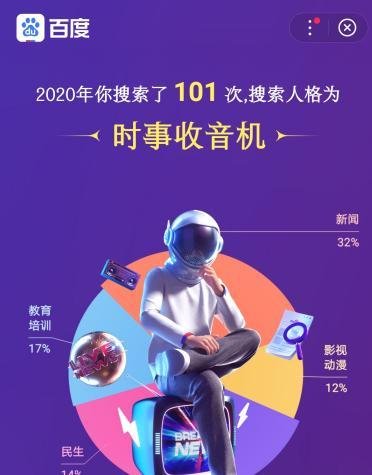 百度解锁2020你的搜索盘点怎么查询