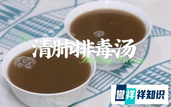 清肺、养肺一妙方——清肺排毒汤。