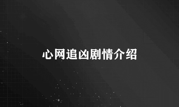 心网追凶剧情介绍