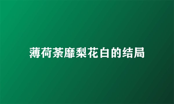 薄荷荼靡梨花白的结局