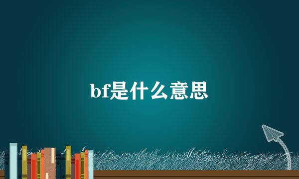 bf是什么意思