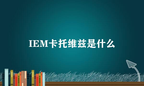IEM卡托维兹是什么