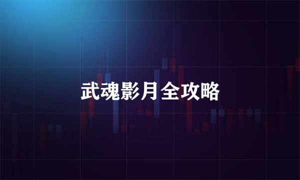 武魂影月全攻略
