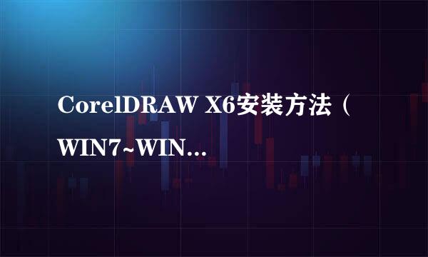 CorelDRAW X6安装方法(WIN7~WIN10系统)