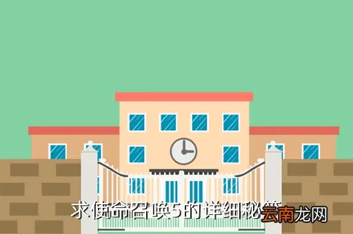 使命召唤5 秘籍,求使命召唤5的详细秘籍