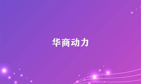 华商动力